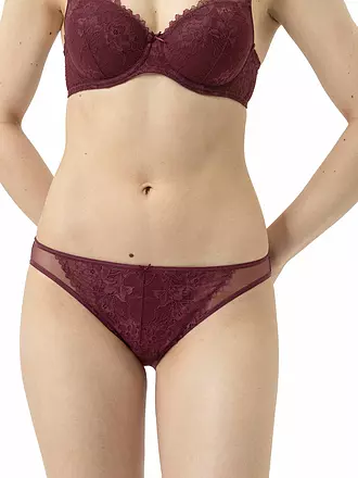 MEY | Mini-Slip FABULOUS schwarz | beere