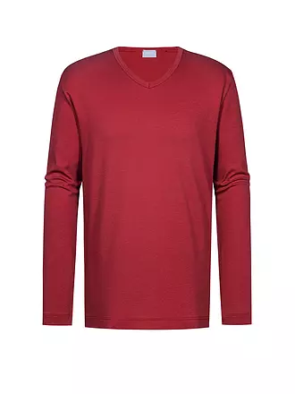 MEY | Pyjama Langarmshirt | rot