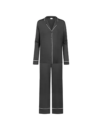 MEY | Pyjama PURE CHIC thunder grey | grau