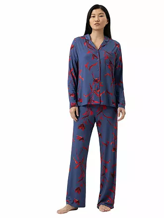 MEY | Pyjama ROAYAL GARDEN astral night | blau