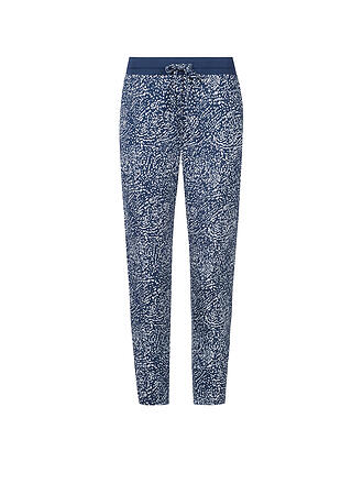 MEY | Pyjamahose 3/4 | blau