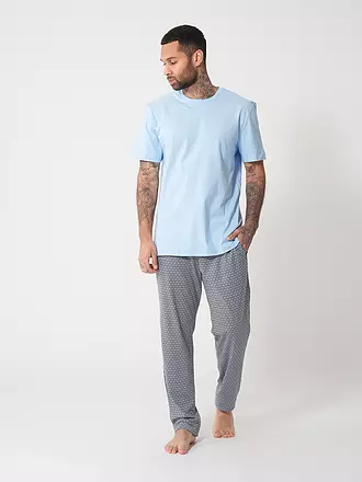 MEY | Pyjamahose | blau