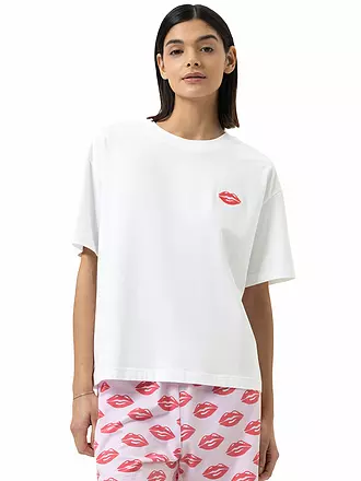 MEY | Pyjamashirt SOLID LOVE weiss | weiss
