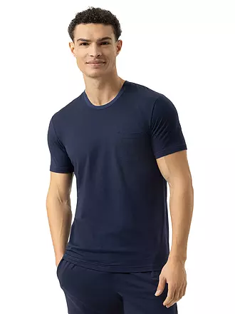 MEY | Pyjamashirt | dunkelblau