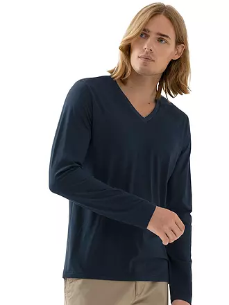 MEY | Pyjamashirt | blau