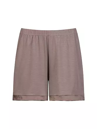 MEY | Pyjamashorts | hellbraun