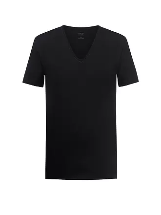MEY | T-Shirt DRY COTTON weiss | schwarz