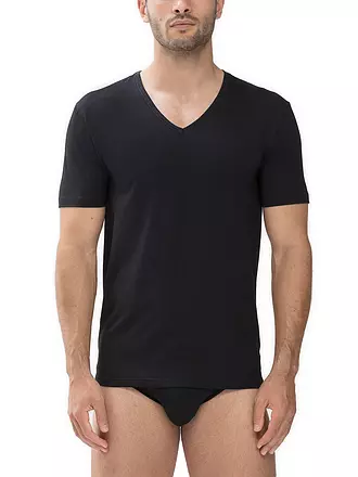 MEY | T-Shirt DRY COTTON weiss | schwarz