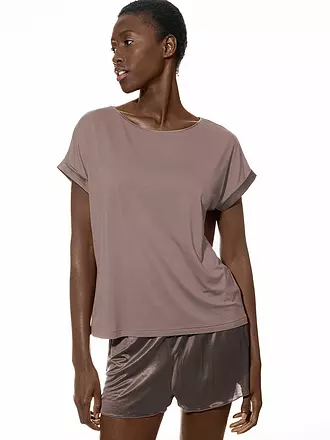 MEY | T-Shirt PURE CHIC caramel apple | hellbraun