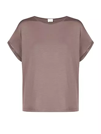 MEY | T-Shirt PURE CHIC thunder grey | hellbraun