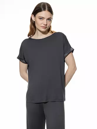 MEY | T-Shirt PURE CHIC thunder grey | hellbraun