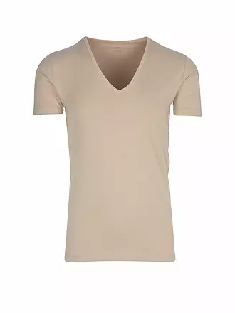 MEY | T-Shirt Slim Fit DRY COTTON weiss | beige