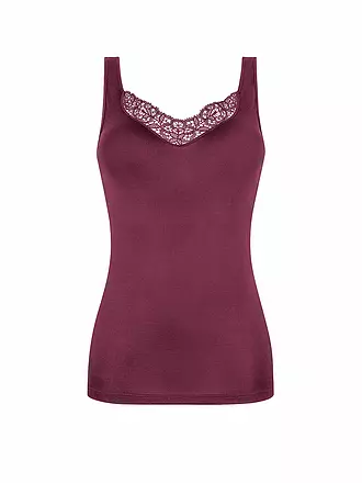 MEY | Top EMOTION ELEGANCE schwarz | beere