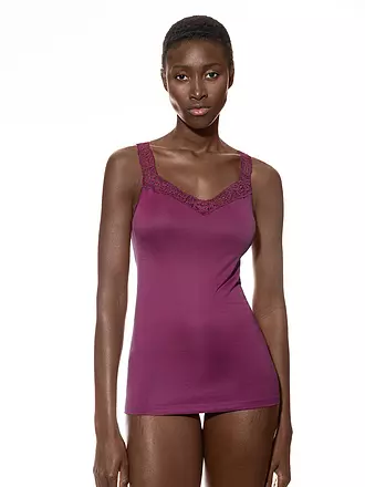 MEY | Top EMOTION ELEGANCE schwarz | beere