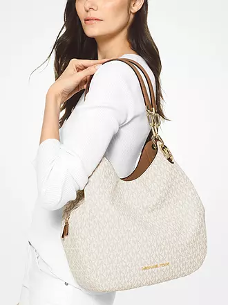 MICHAEL KORS | Ledertasche - Hobo Lillie | beige