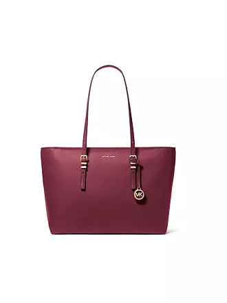 MICHAEL KORS | Ledertasche - Shopper QUINN Large | dunkelrot