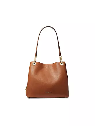 MICHAEL KORS | Ledertasche - Umhängetasche KENSINGTON Large | braun