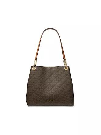 MICHAEL KORS | Ledertasche - Umhängetasche KENSINGTON Large | creme