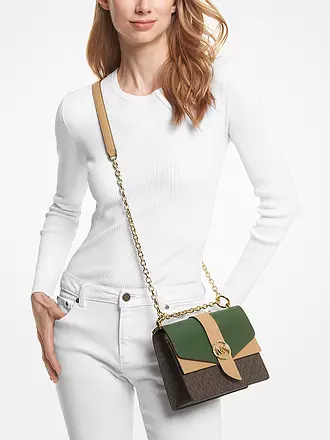 MICHAEL KORS | Tasche - Umhängetasche GREENWICH S | dunkelgrün