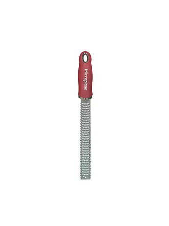 MICROPLANE | Premium Zester-Reibe Classic Kaschmirbeige | rot