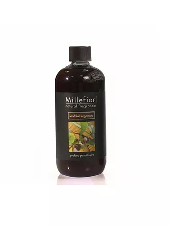 MILLEFIORI | Nachfüllflasche für Duftdiffusor Natural Fragrance - Lime & Vetiver 250ml | orange
