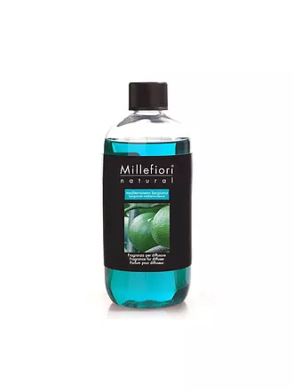 MILLEFIORI | Nachfüllflasche für Duftdiffusor Natural Fragrance - Lime & Vetiver 250ml | türkis