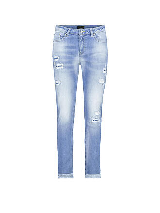 MONARI | Jeans Slim Fit 7/8 | blau