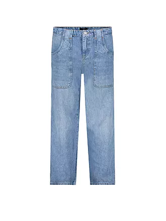 MONARI | Jeans Straight Fit 7/8 | blau