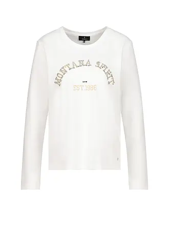 MONARI | Langarmshirt | weiss