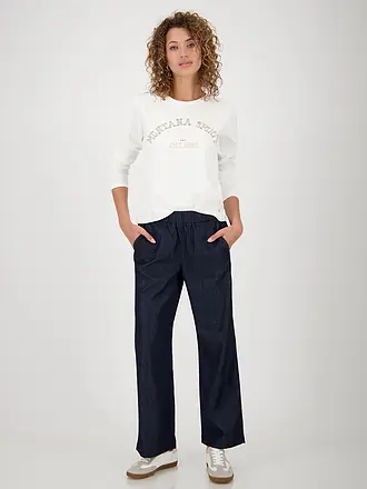 MONARI | Langarmshirt | weiss