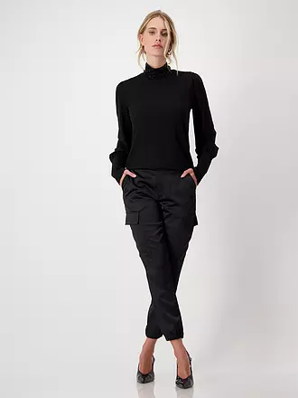MONARI | Rollkragenpullover | schwarz