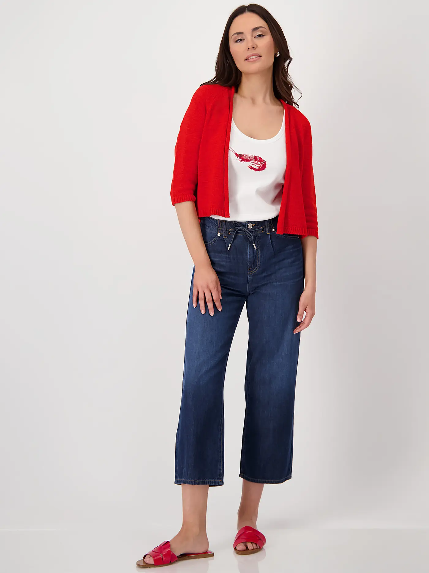 MONARI | Strickjacke | rot