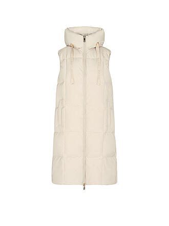 MOS MOSH | Daunensteppgilet MMNOVA SQUARE | beige