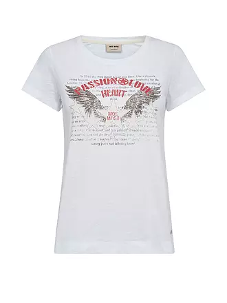 MOS MOSH | T-Shirt MMZIBBY | weiss
