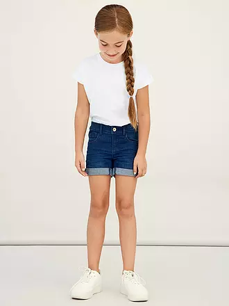 NAME IT | Mädchen Shorts NKFSALLI DNMTASIS | blau