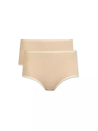 NINA VON C | Taillenslip 2er-Pkg. weiss | beige