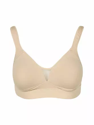 NINA VON C | Wellness BH ohne Bügel Cotton Shape Caramel | beige