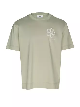 NN.07 | T-Shirt PEDRO EMB | hellblau
