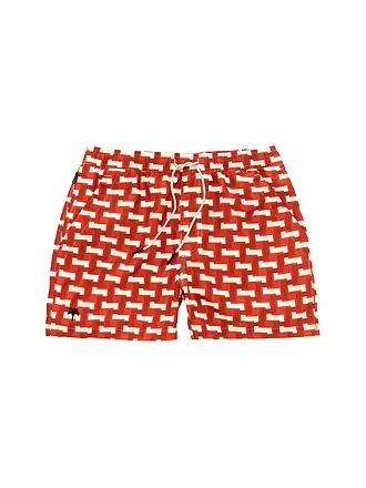 OAS | Badeshorts SMOKIN RUSTIC | rot