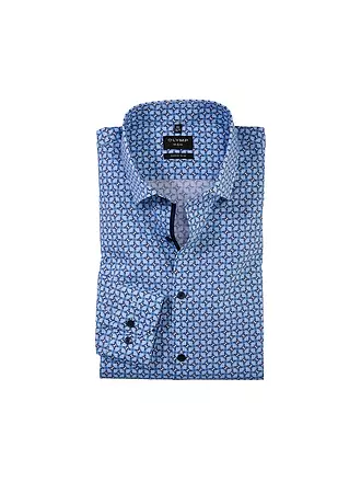 OLYMP NO.6 | Hemd Super Slim Fit | blau