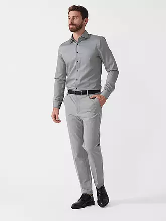 OLYMP NO.6 | Hemd Super Slim | schwarz