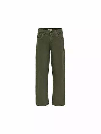 ONLY | Mädchen Jeans Straight Fit KOGMEGAN | olive