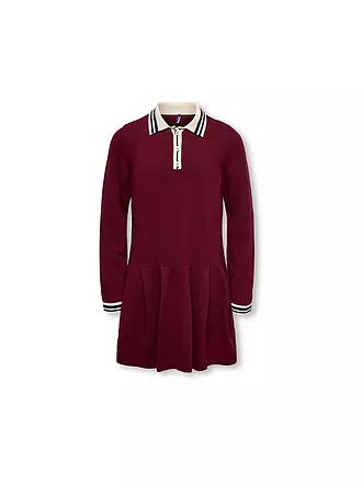 ONLY | Mädchen Kleid KOGKALANA | dunkelrot