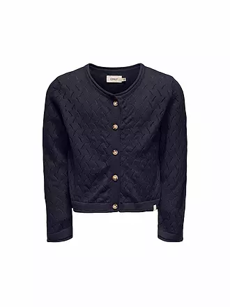 ONLY | Mädchen Strickjacke KMGMEGAN LIFE | dunkelblau