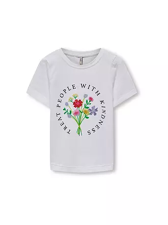 ONLY | Mädchen T-Shirt KMGEMMA | weiss