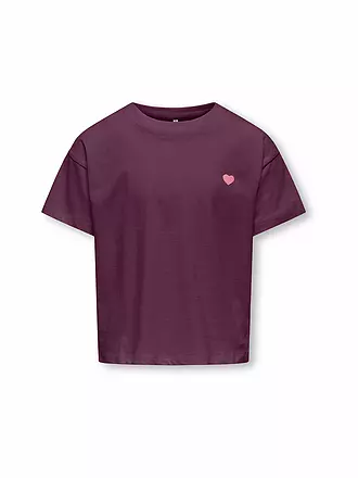ONLY | Mädchen T-Shirt KOGMAIKEN LIFE CROPHEART | weiss