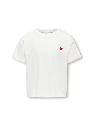 ONLY | Mädchen T-Shirt KOGMAIKEN LIFE CROPHEART | dunkelblau
