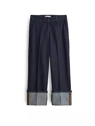 OPUS PANTS | Jeans Wide Leg MOIRA CLEAN | dunkelblau