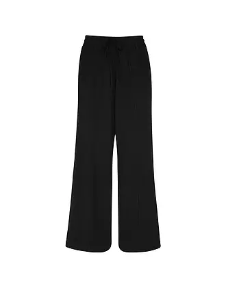OPUS PANTS | Marlenehose MALOTTA NATURAL | schwarz