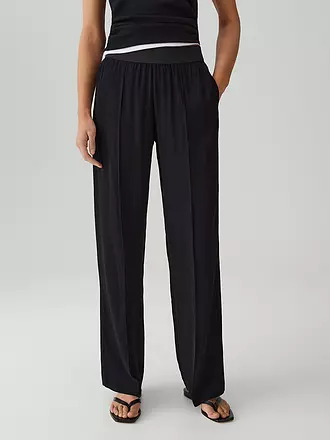 OPUS PANTS | Marlenehose MALOTTA SUMMER | schwarz